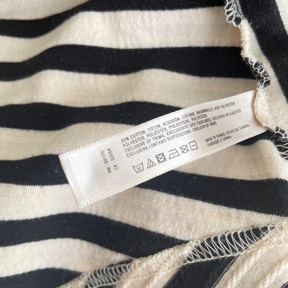 Anthropologie | Saturday Sunday Isabel Striped Shirt Dress black sour cream XS - Picture 14 of 16